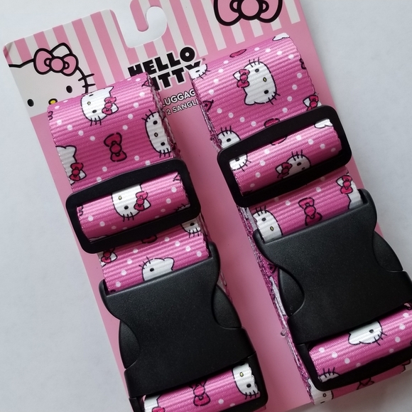 ❗Hello Kitty Pink Luggage Straps Set❗ - Picture 2 of 6